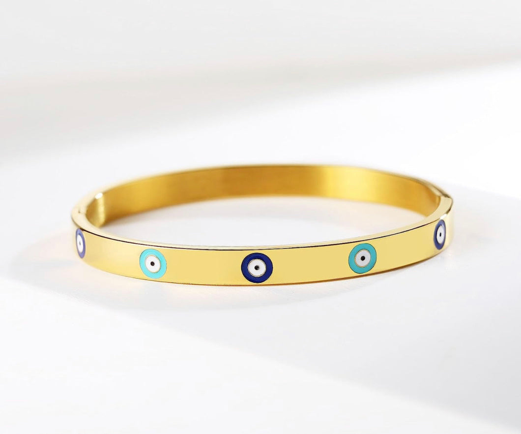 Evil eye bangle