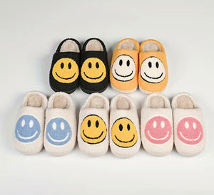 Smiley face slippers