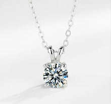 Load image into Gallery viewer, Diamond stone necklace