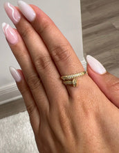 Load image into Gallery viewer, Iced out nail ring